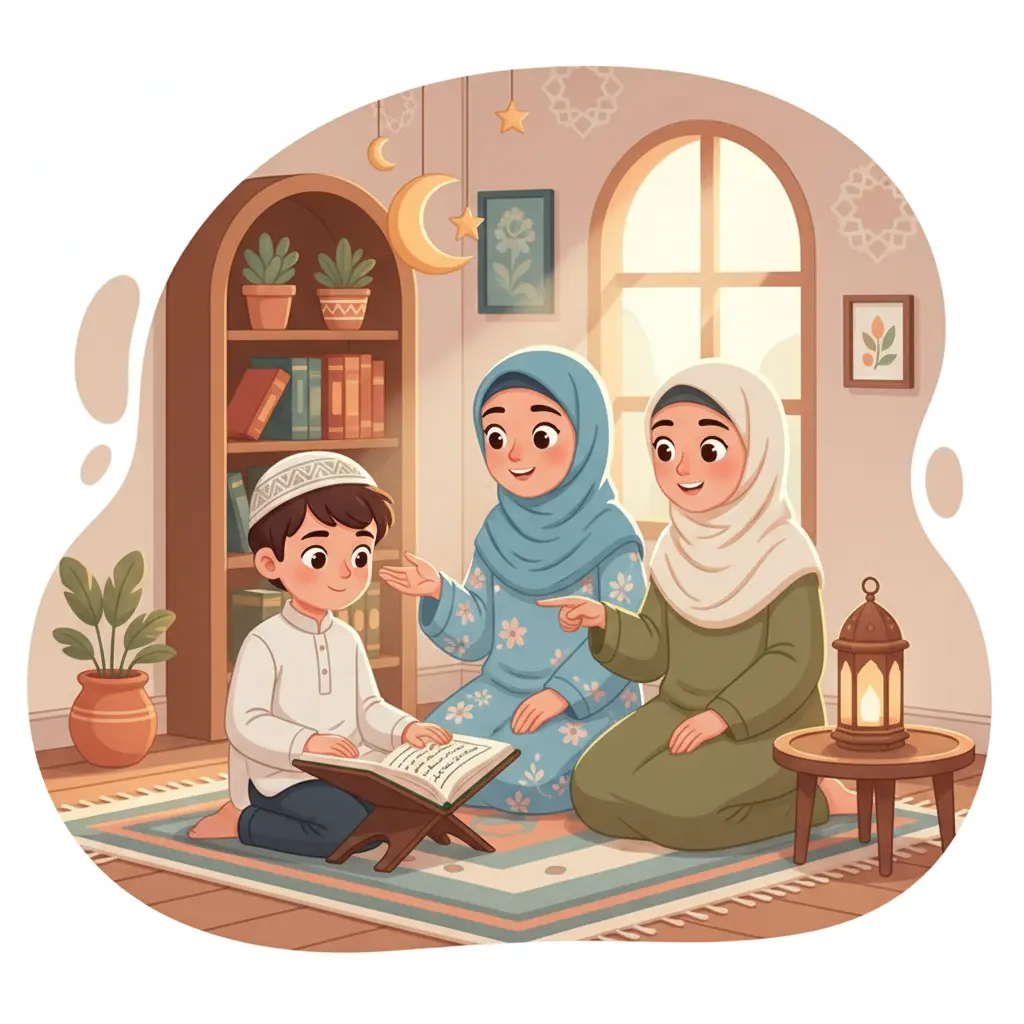 Learning Quran Online. Kids and Womens