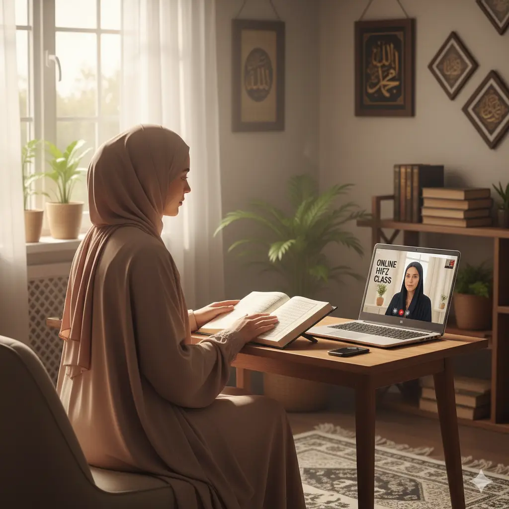 online quran hifz for women, quran memorization course for sisters
