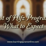 Cost of Hifz Programs: What to Expect