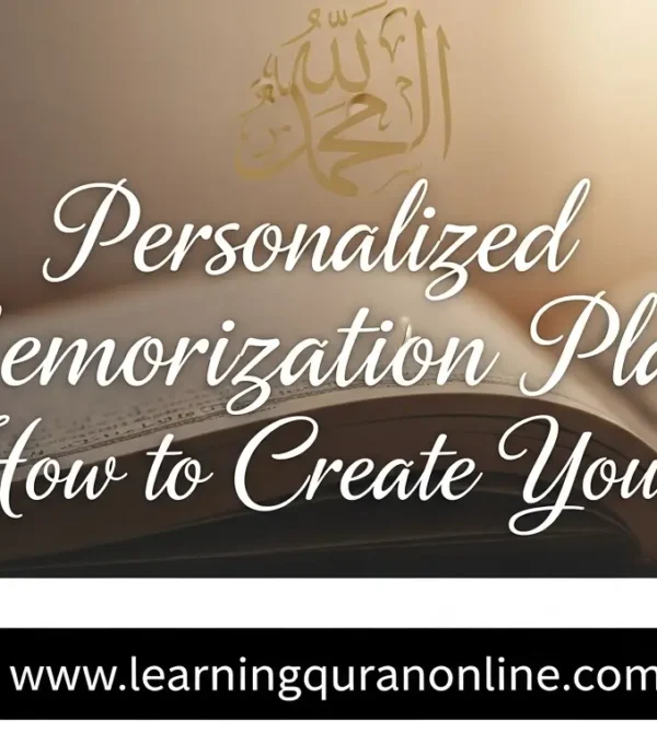 Personalized Memorization Plans: How to Create Yours