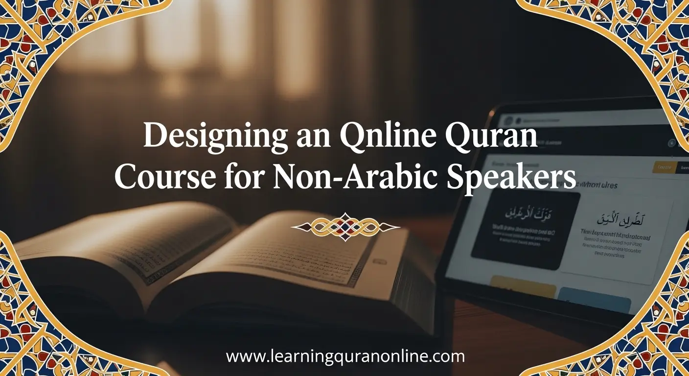 Designing an Online Quran Course for Non-Arabic Speakers