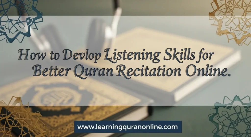 How to Develop Listening Skills for Better Quran Recitation Online