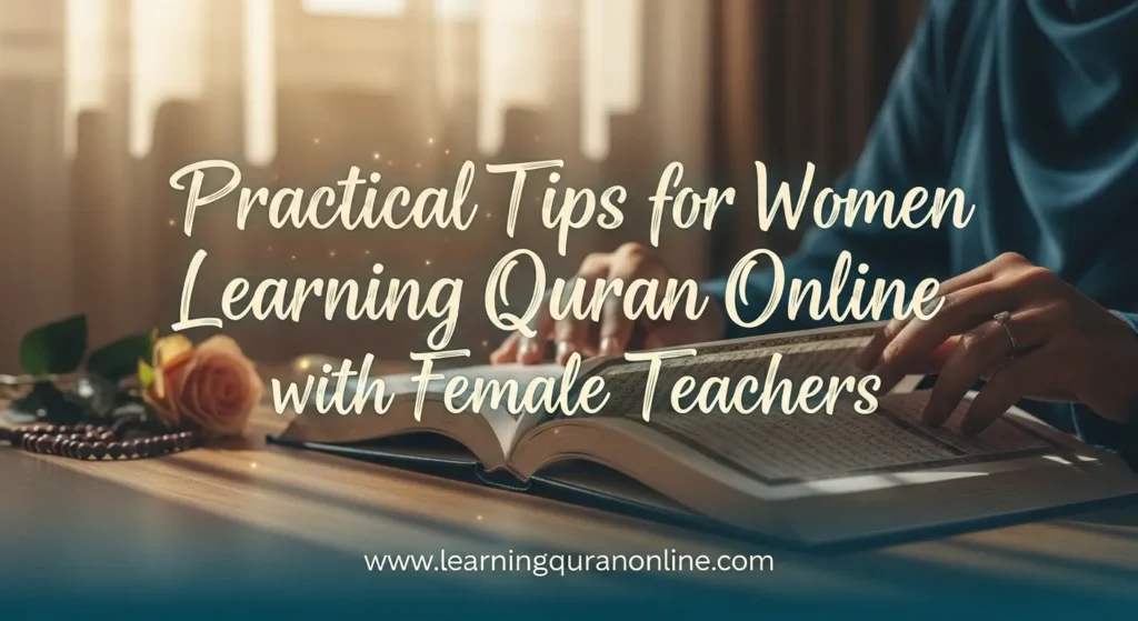 Practical Tips for Women Learning Quran Online with Female Teachers