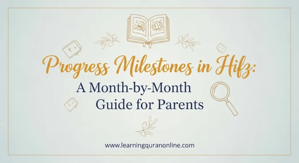 Progress Milestones in Hifz: A Month-by-Month Guide for Parents