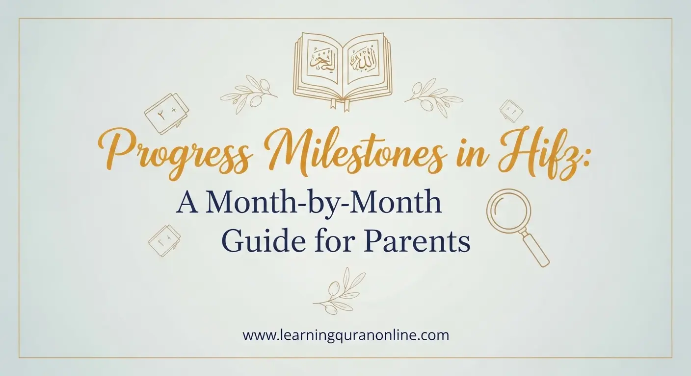 Progress Milestones in Hifz: A Month-by-Month Guide for Parents