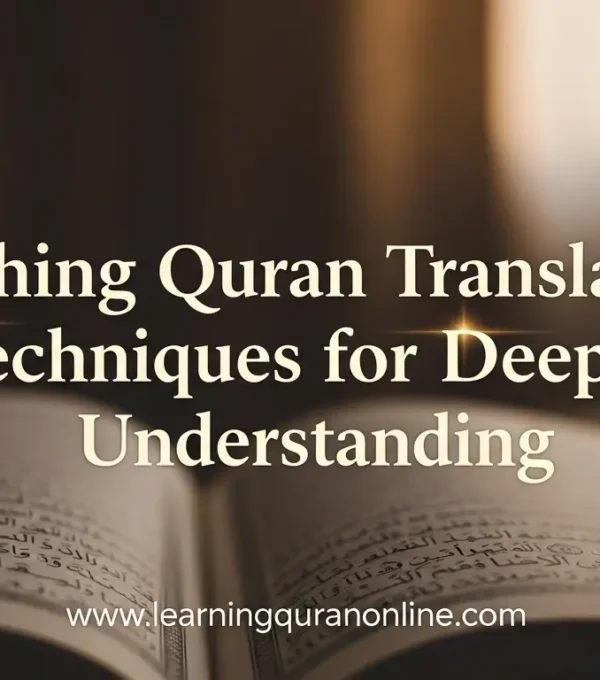 Teaching Quran Translation: Techniques for Deeper Understanding